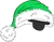 Green Jolly Roger icon