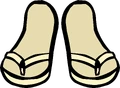 Cream Sandals
