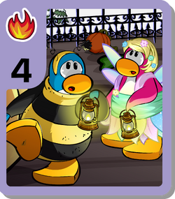 EPF Agents - 2011 Topps Club Penguin Card-Jitsu Water Second Wave