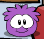 The Purple Puffle's new look in-game