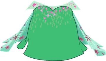 Elsa's Spring Dress | Club Penguin Wiki | Fandom