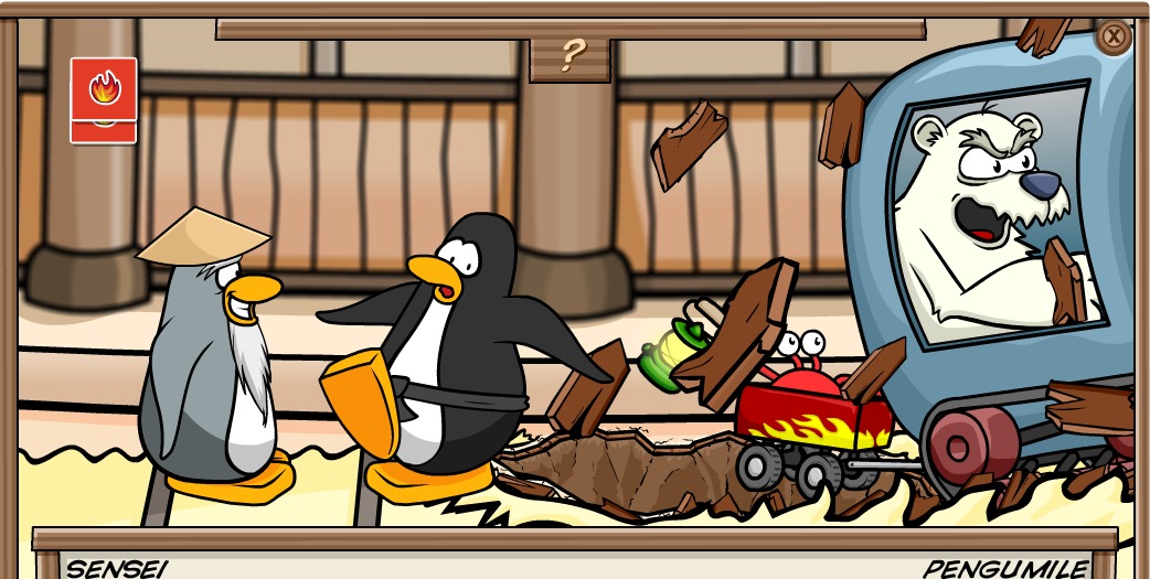 9 years ago today, the mini-game, Card-Jitsu Snow was released. Penguins could take on the Snow Minions: Scrap, Sly and Tank, as well as their leader, Tusk in a match with two