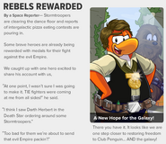 The article "Rebels Rewarded"