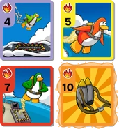 Jetpackcards.png (283 KB) 4 rare cards (the Rank 7 was not that rare, if you were lucky you would get it in the Fire Booster Deck) with the Jet-pack theme