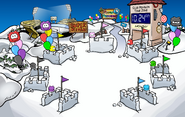 Puffle Party 2009 Snow Forts