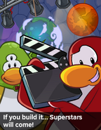 Another advertisement in Issue #381.Note:The Yellow Penguin has the new Player card idea.