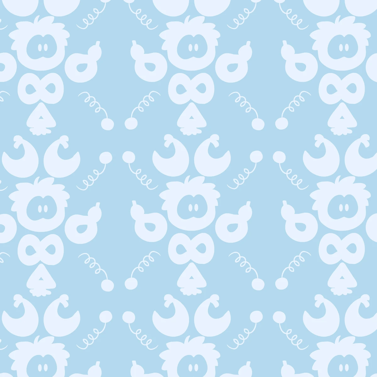 Puffle Print Background | Club Penguin Wiki | Fandom