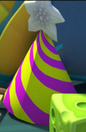 The Party Hat as seen on the Club Penguin Island trailer.