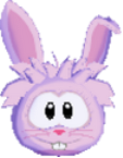 Pink rabbit 3d icon