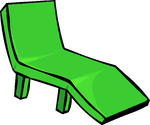 Green Deck Chair