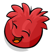 Red Puffle Scratching Post