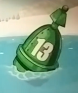 Buoy 13, on the wall of the "Mullet" conference room in Club Penguin Headquarters