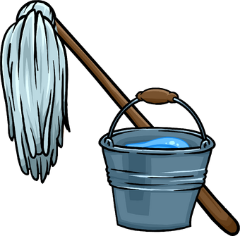 Mop And Bucket Club Penguin Wiki Fandom - bucket of fish roblox