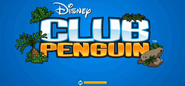 A sneak peek of Club Penguin's loading screen during the party.