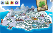 Mapa Club Penguin