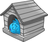 Sleeping in a Gray Puffle House