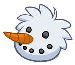 Snowman Puffle Pin