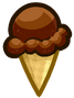 Chocolate Ice Cream Cone