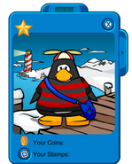 A player card of a non-member penguin