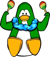 TPT 36 luau penguin.png (188 KB) As seen in issue 36 of The Penguin Times, along with the Blue Lei (the Pair of Maracas was not yet released at this time)