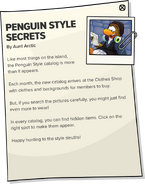 Another article in the Club Penguin Times about secrets