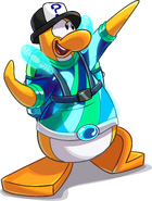 As seen in issue 104449 of the Club Penguin Times, along with the Tour Guide Hat and Space Cadet Jetpack