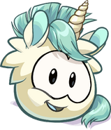 Unicorn Puffle (White)