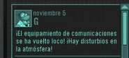 mensaje que te manda Gary durante la Operación: Crustáceo