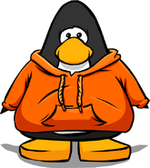 The Orange Hoodie on a Player Card.