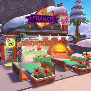 The exterior of Franky's as seen in a Penguins' Choice Awards vote