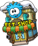 The exterior of the Pet Shop