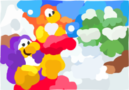 Sled Racing Painting.png (60 KB) The second painting, of two penguins playing Sled Racing