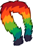 Rainbow Feather Boa