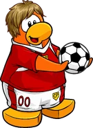 CPT 240 red soccer.png (491 KB) As seen in issue 240 of the Club Penguin Times, along with The Surf and Soccer Ball