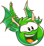 Green Puffle Dragon