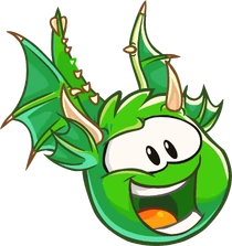 Green Puffle Dragon