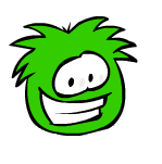 Picture3.png (3 KB) A smiling Green Puffle as seen in issue #103 of the Club Penguin Times
