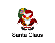 What Santa Claus may look like on Club Penguin.