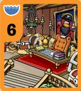 El Camarote del capitán en una carta de Card-Jitsu.