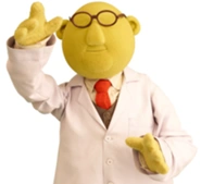 Dr. Bunsen Honeydew en su forma Muppet.