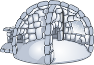 The In Half Igloo in-game.