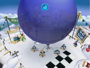 Cheering for Team Blue players in a Zone Challenge