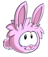 Puffle Conejo Rosa