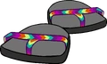 Rainbow Sandals