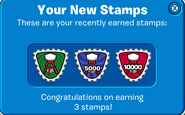 Earning the Volunteer stamp on your stampbook along with the Epic Volunteer stamp and Top Volunteer stamp