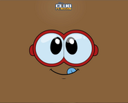 A Brown Puffle background