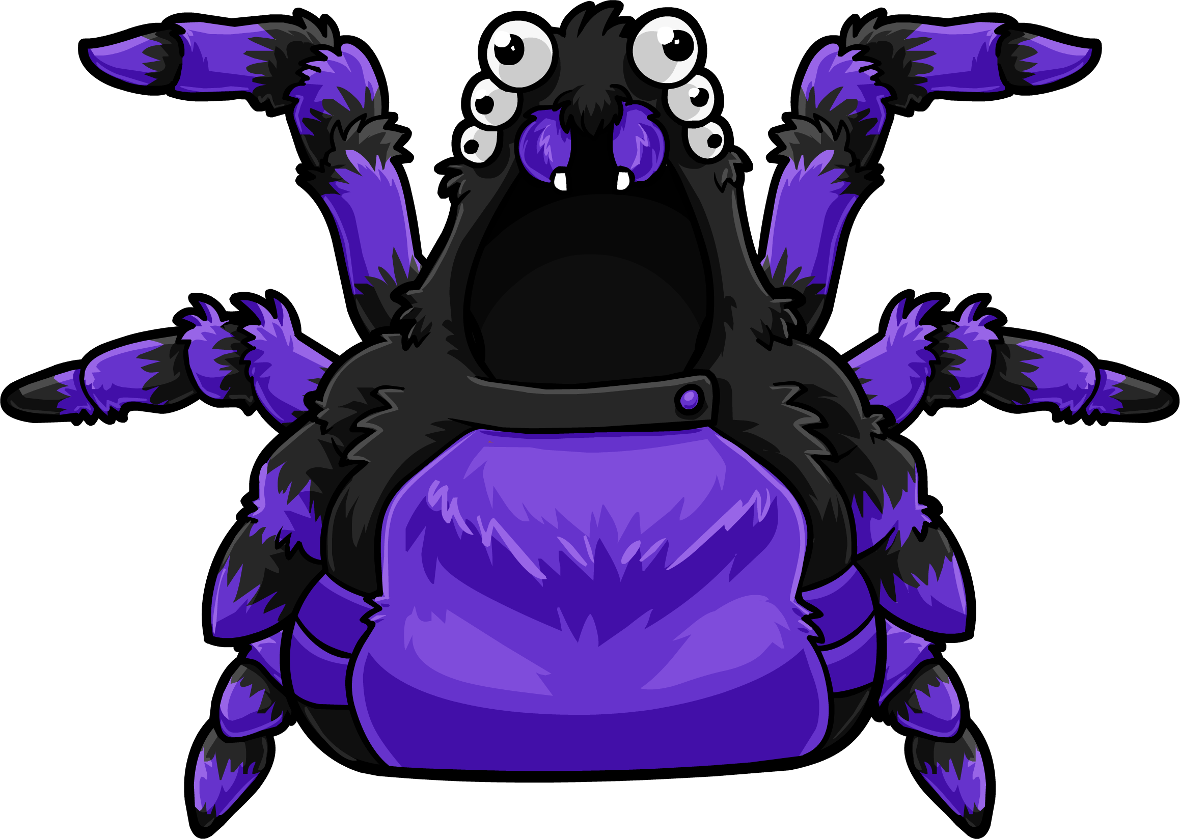 purple spider costume diy