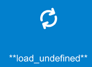 An undefined loading bug