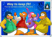 The GeoPalz Reward postcard, received whenever the player earned a reward