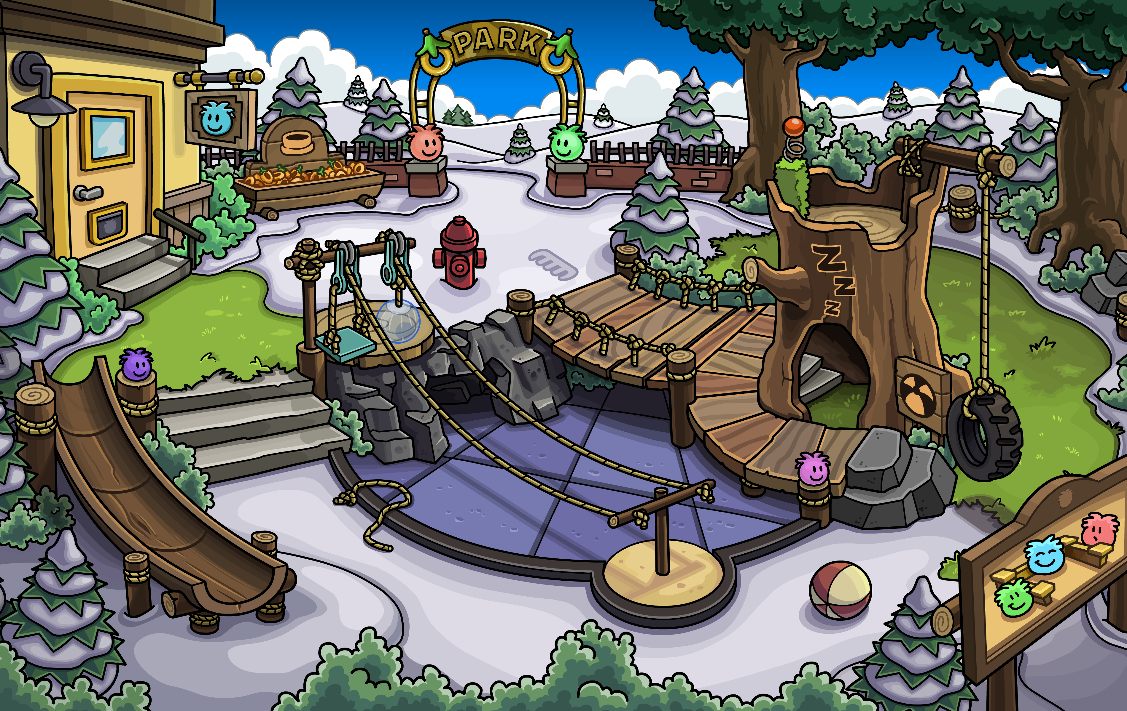 Puffle Park | Club Penguin Wiki | Fandom